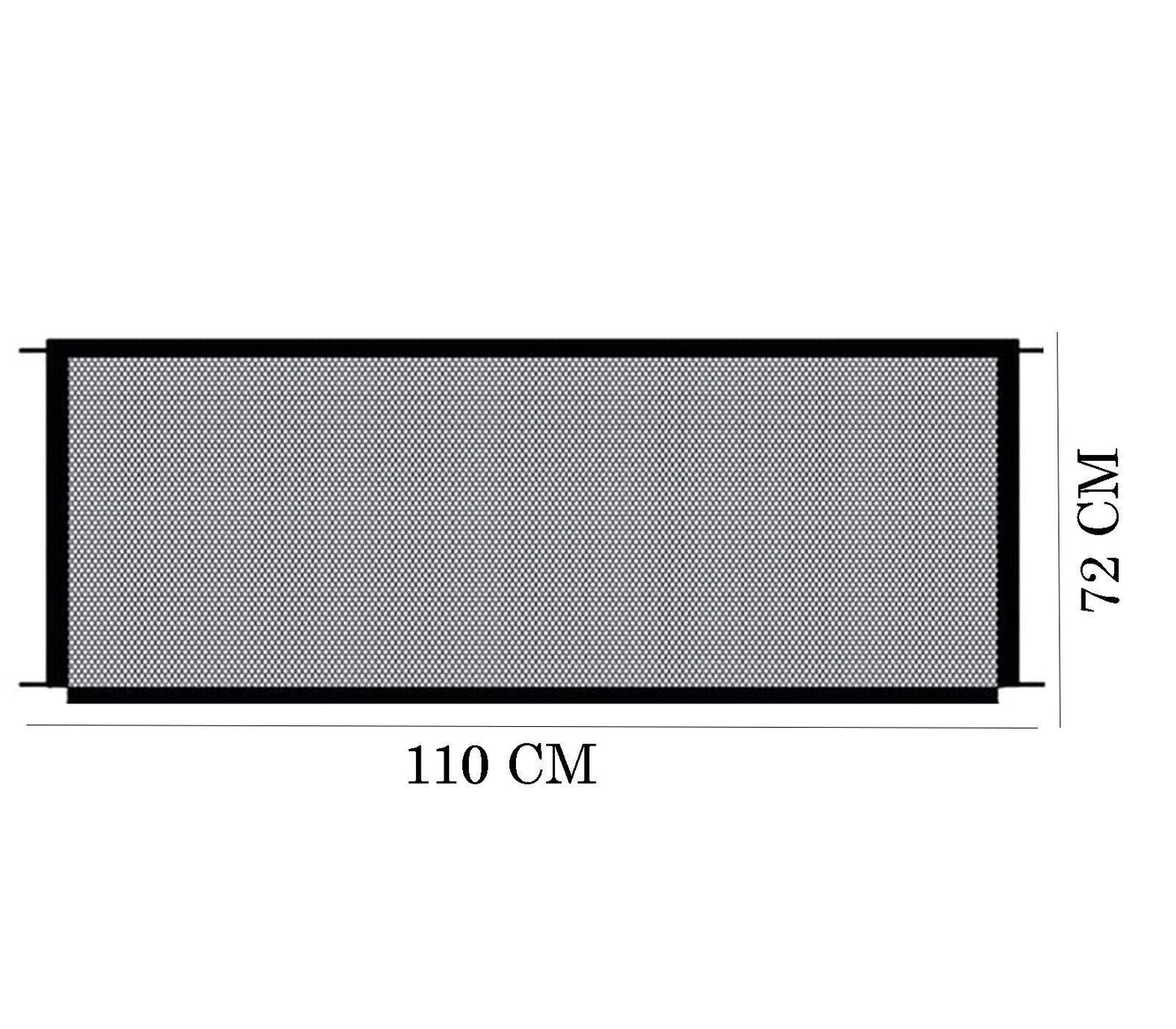 Divisorio Per Cani Animali Domestici Bambini Rete Recinto Interno Casa 110x72