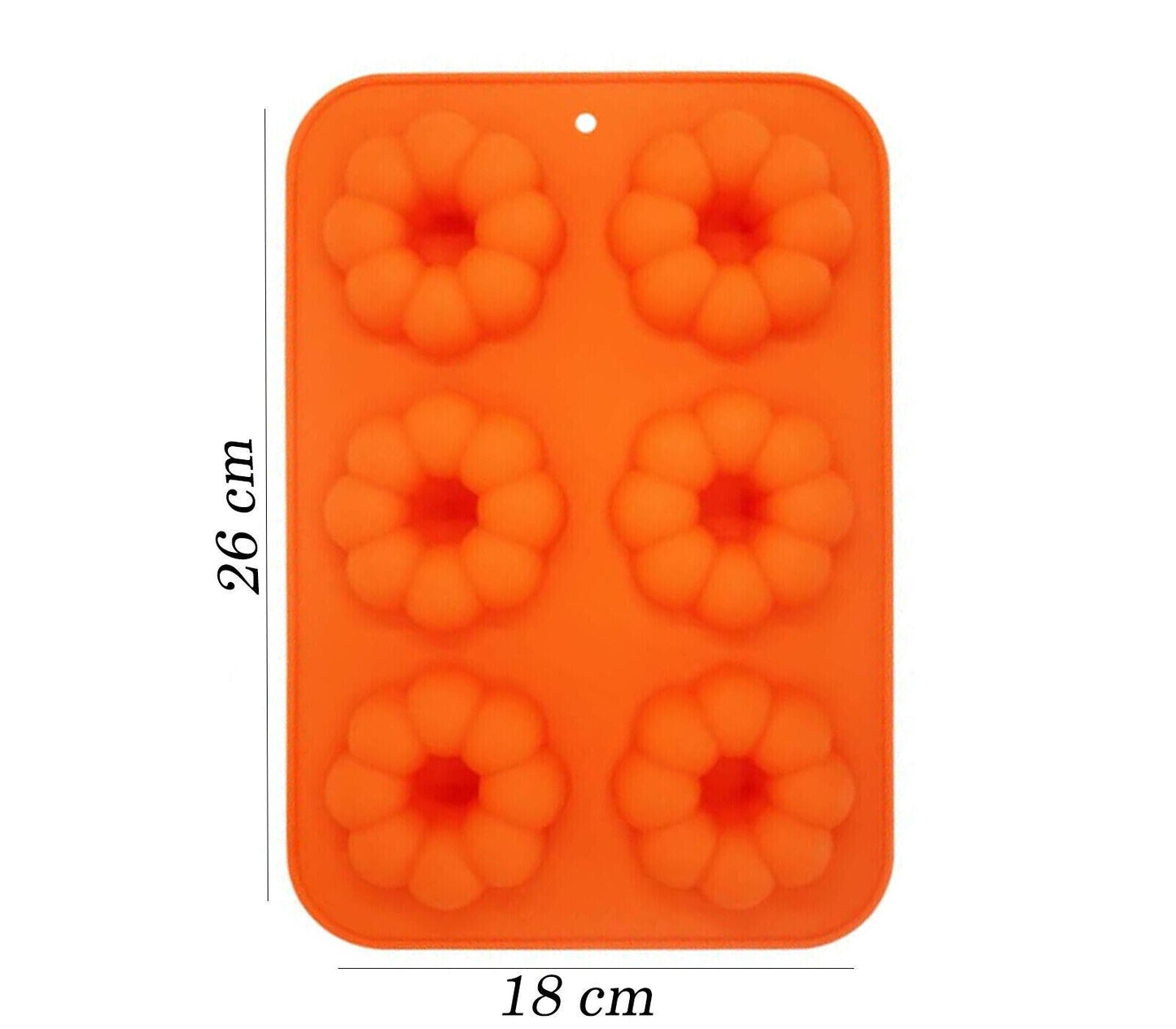 Stampo Per Ciambelle In Silicone 3pz Stampo Per Dolci Antiaderente Colorato