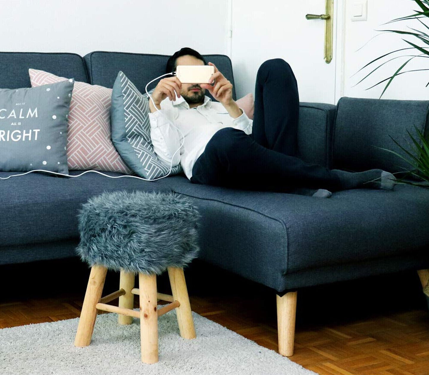 Cavo Micro USB 3 Metri Ricarica Smartphone Caricatore Trasferimento Dati