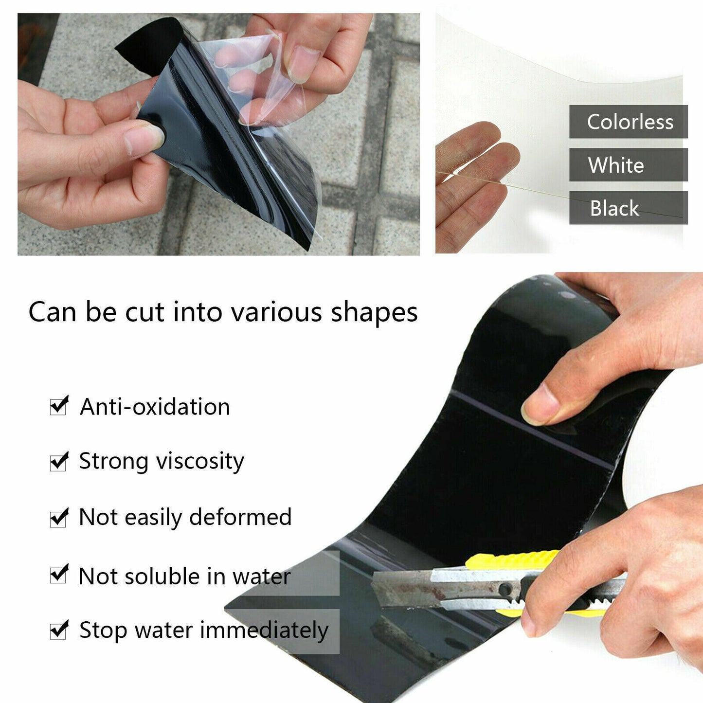 SUPERSTARKES, WASSERDICHTES KLEBEBAND MIT GUMMIBESCHICHTUNG 