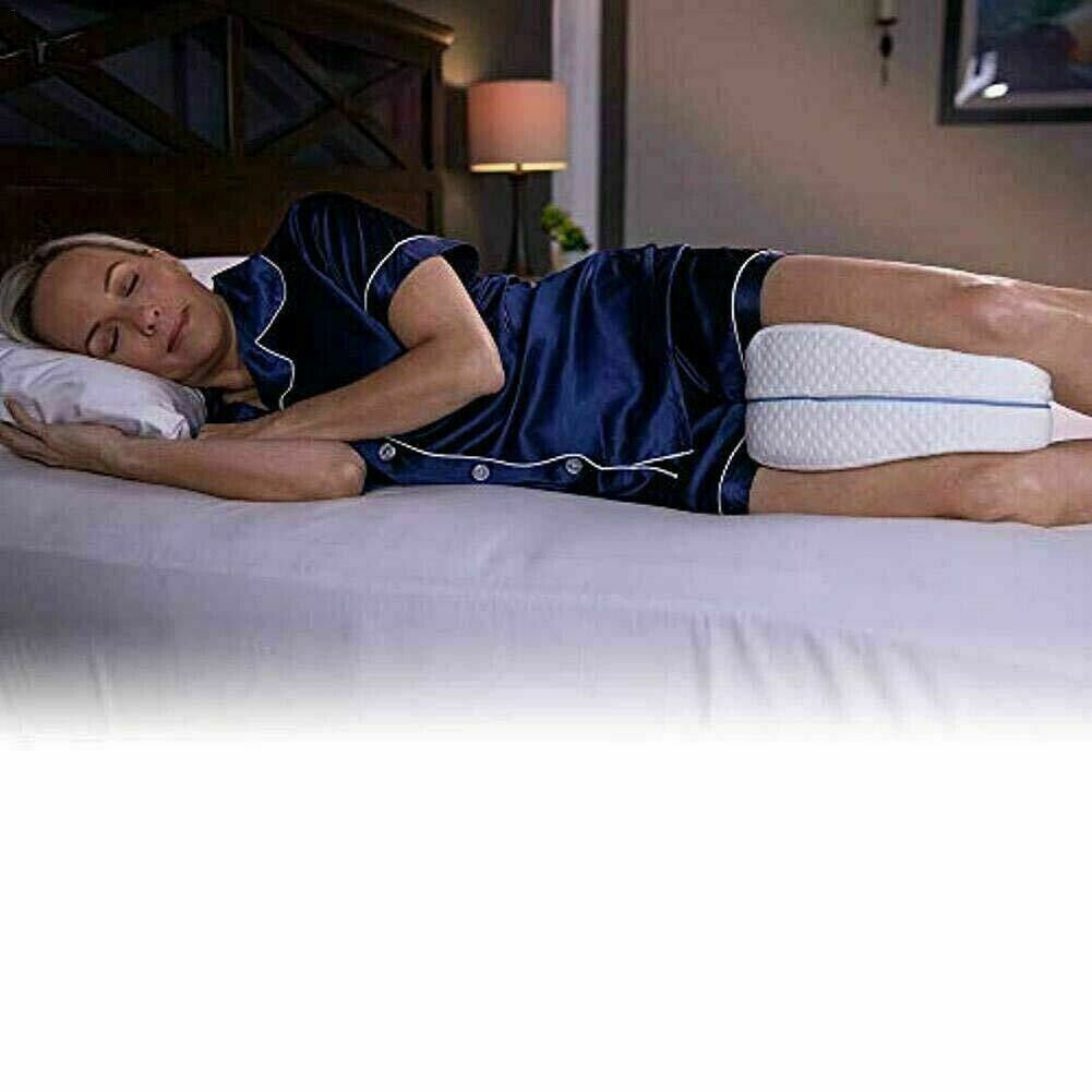 LEG PILLOW CUSCINO PER GAMBE MEMORY FOAM SUPPORTO ORTOPEDICO GINOCCHIA SCHIENA