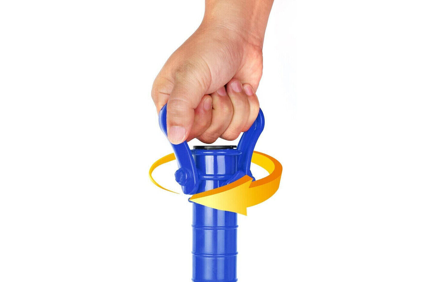 Schirmpfahl, 42 cm, Schneckenstütze, Universalbasis, drehbare Spitze 