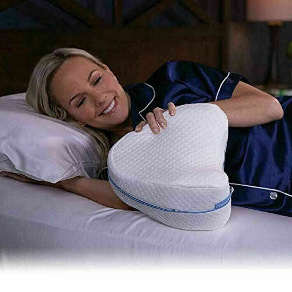 LEG PILLOW CUSCINO PER GAMBE MEMORY FOAM SUPPORTO ORTOPEDICO GINOCCHIA SCHIENA