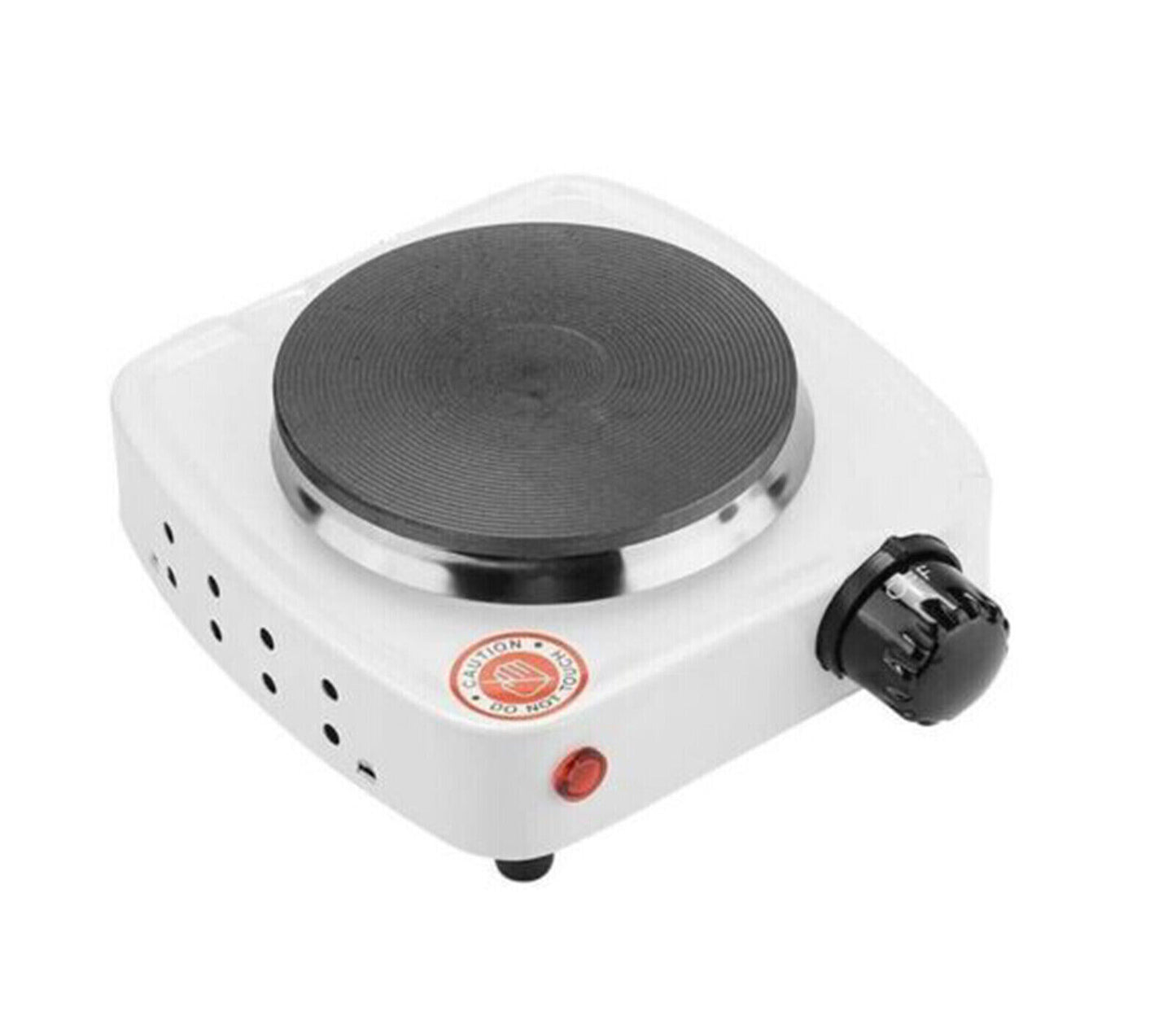 Mini-Elektroherd, Einzelplatte, Gusseisen, 500 W, tragbar, für unterwegs 