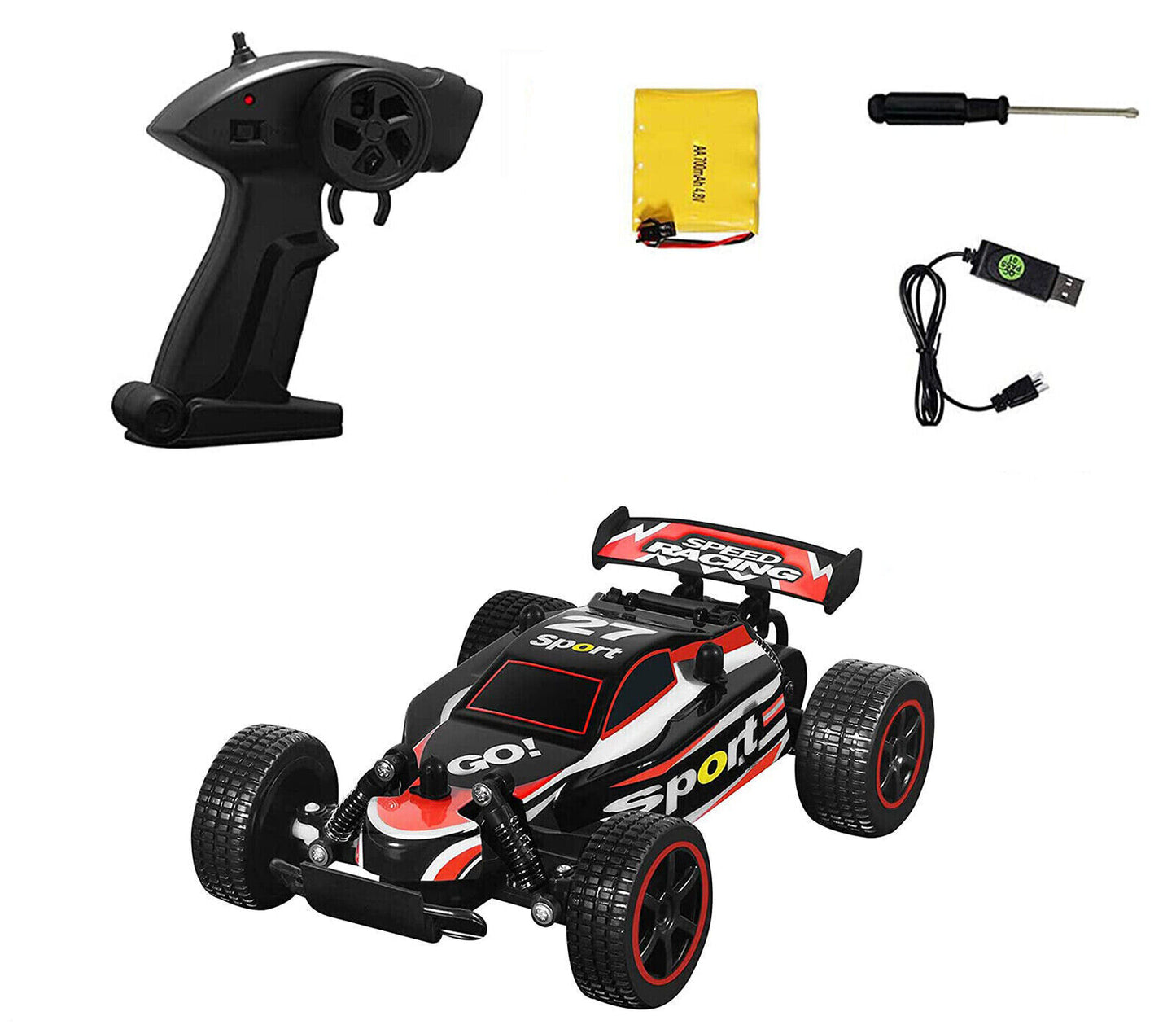 Ferngesteuertes Rennauto für Kinder Mad Runner 2,4 GHz Spielzeug 