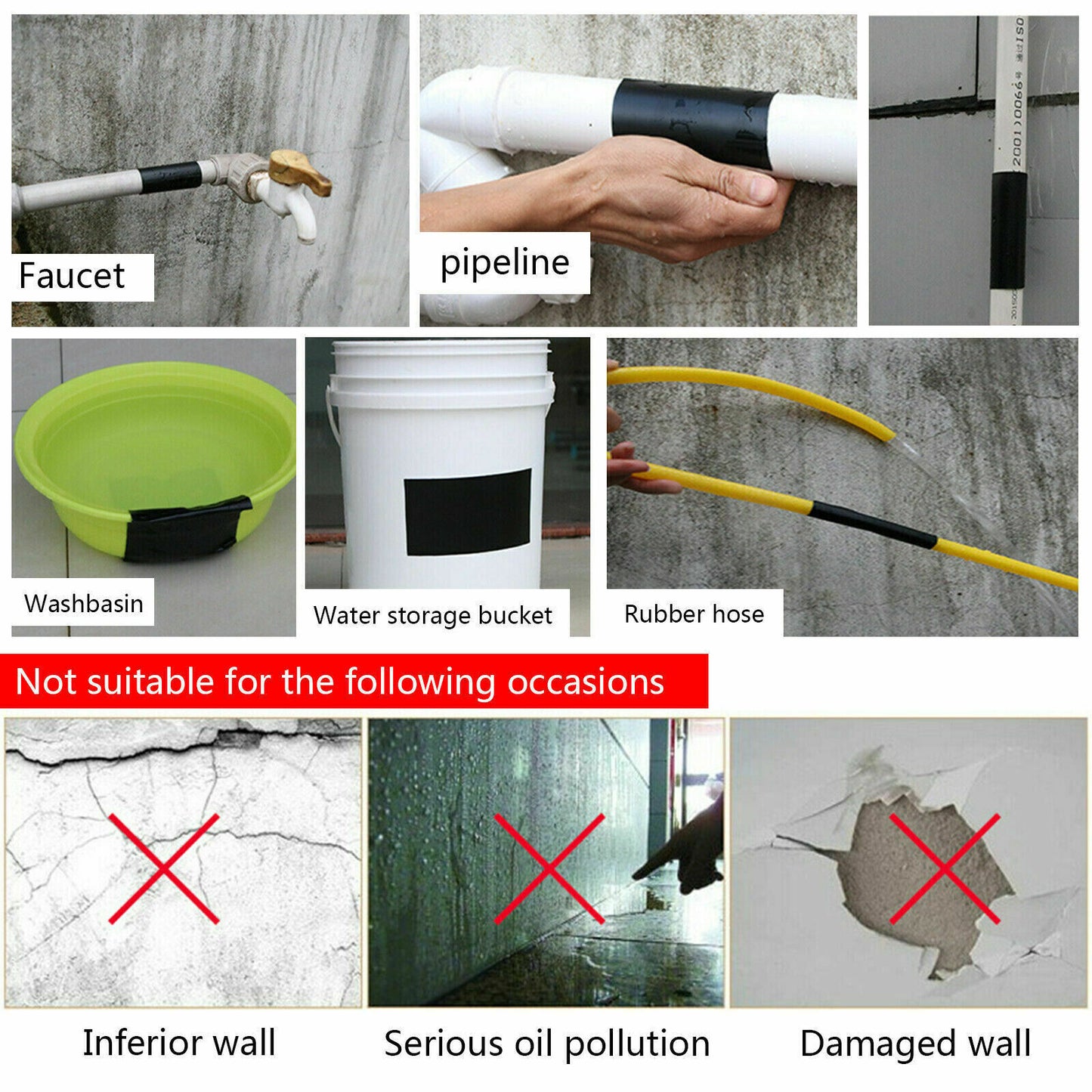 SUPERSTARKES, WASSERDICHTES KLEBEBAND MIT GUMMIBESCHICHTUNG 