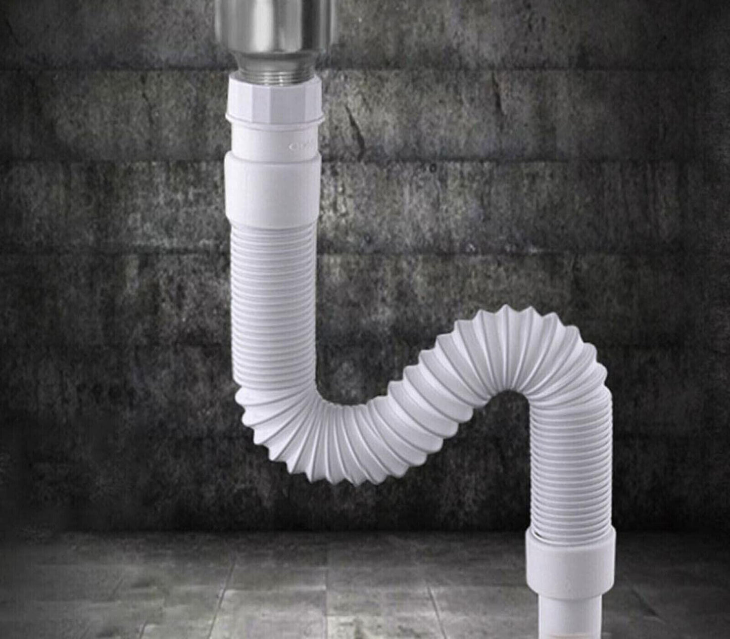 Tubo Di Scarico Flessibile Sifone Fognario Estensibile Per Lavabo ATR-16105