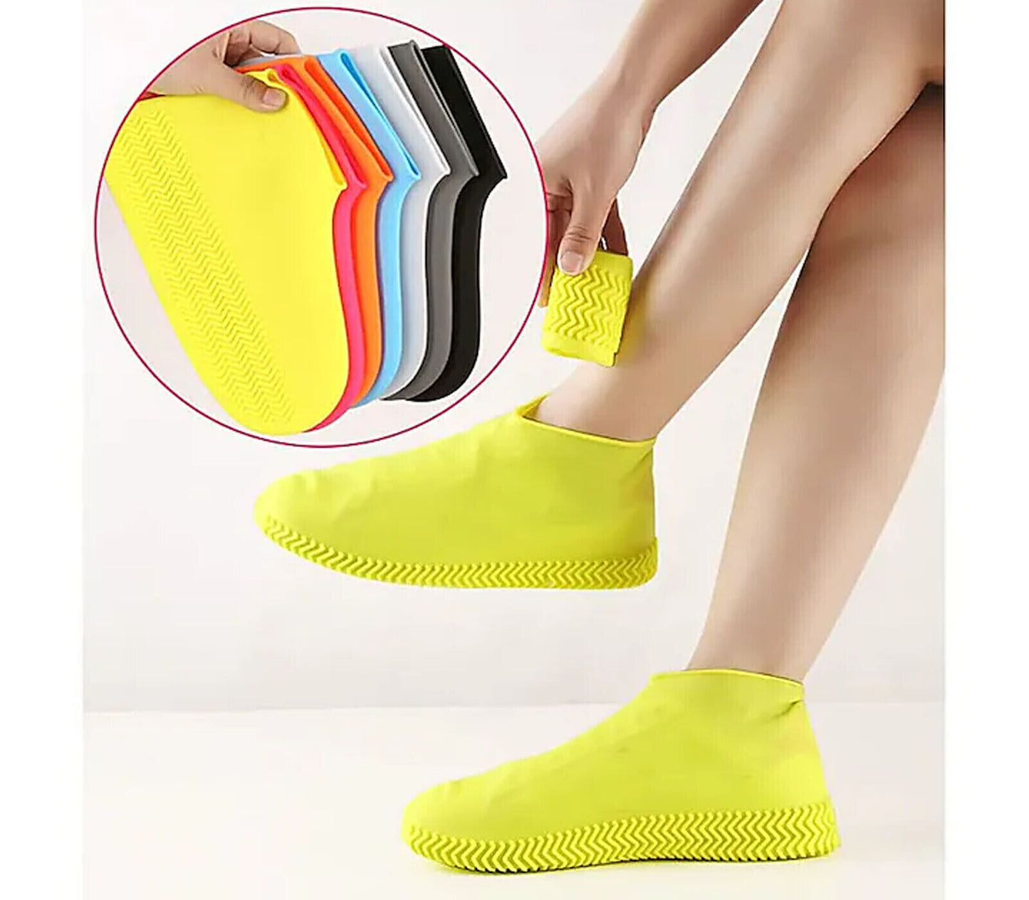 Copriscarpe In Silicone Impermeabile Antipioggia Copertura Antiscivolo