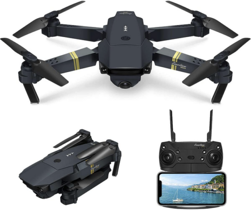 FALTBARE MINI-QUADROCOPTER-DROHNE MIT KAMERA-FERNBEDIENUNG ODER SMARTPHONE-WIFI 