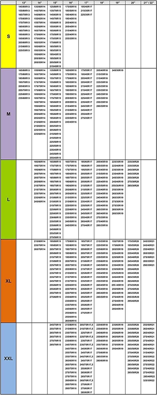 Goodyear GOD8015 Catene da Neve Tessile Ultra Grip, XL, Set di 2 TAGLIA XL