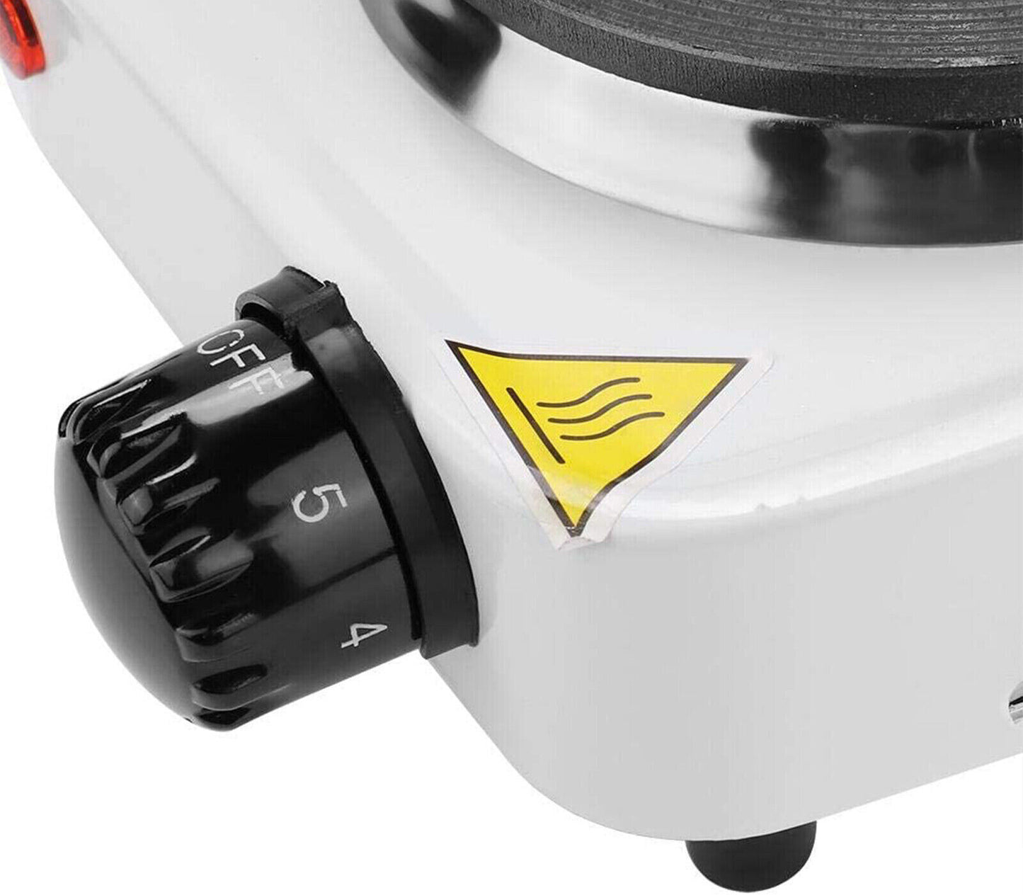 Mini-Elektroherd, Einzelplatte, Gusseisen, 500 W, tragbar, für unterwegs 