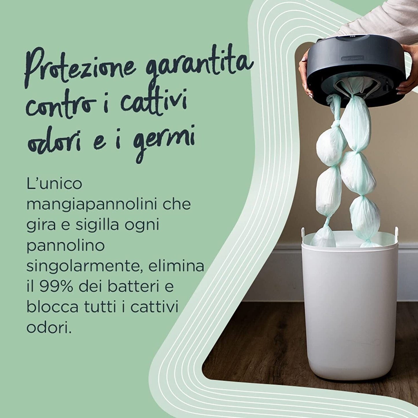 Tommee Tippee Ricariche per Mangiapannolini Twist And Click, 12 pezzi