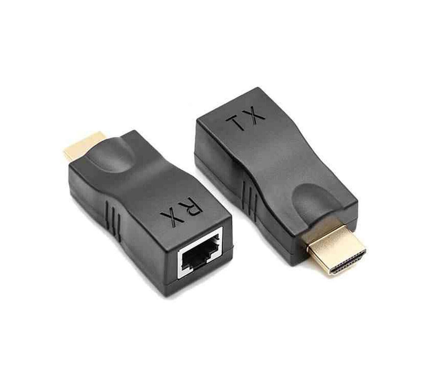Estensore HDMI Cavo Adattatore HDMI Maschio - RJ45 Femmina Cavo Cat 5/6 Q-HD5
