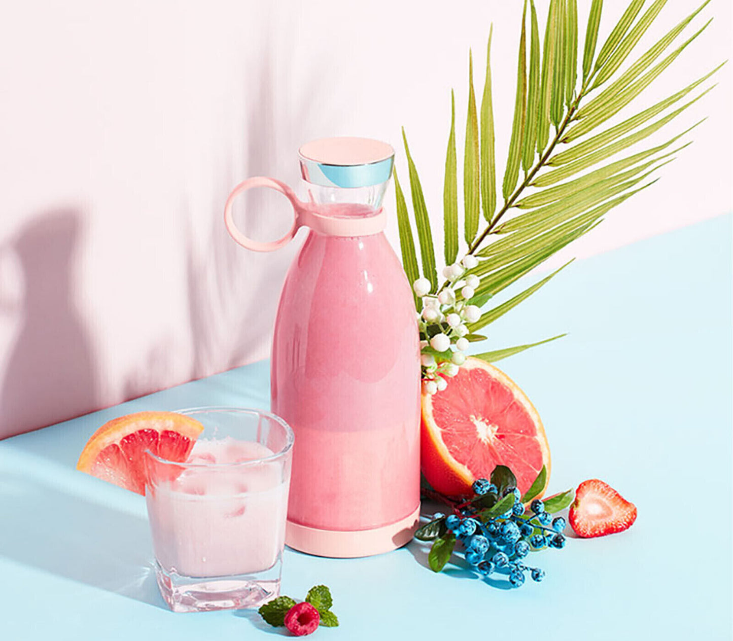 Tragbarer Mini-USB-Mixer, Reise-Fruchtsaft-Smoothie-Mixer, 300 ml 