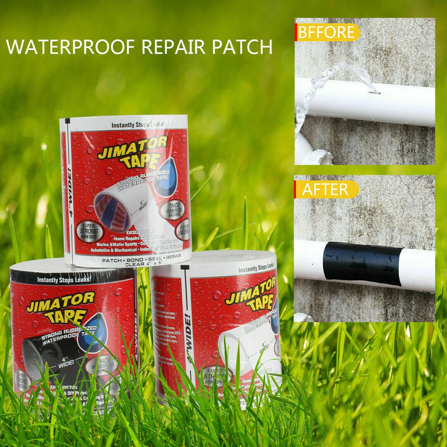 SUPERSTARKES, WASSERDICHTES KLEBEBAND MIT GUMMIBESCHICHTUNG 