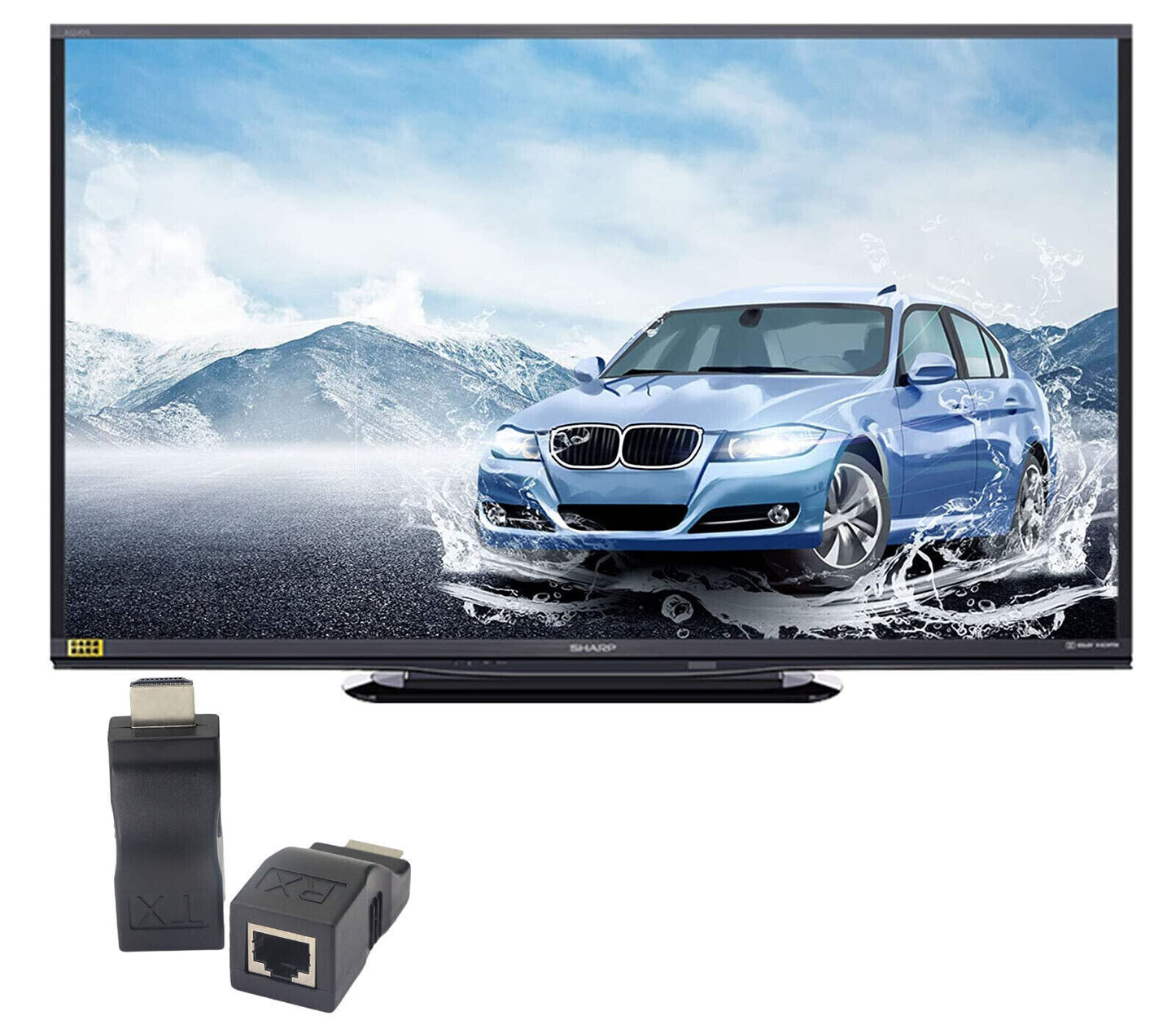 Estensore HDMI Cavo Adattatore HDMI Maschio - RJ45 Femmina Cavo Cat 5/6 Q-HD5