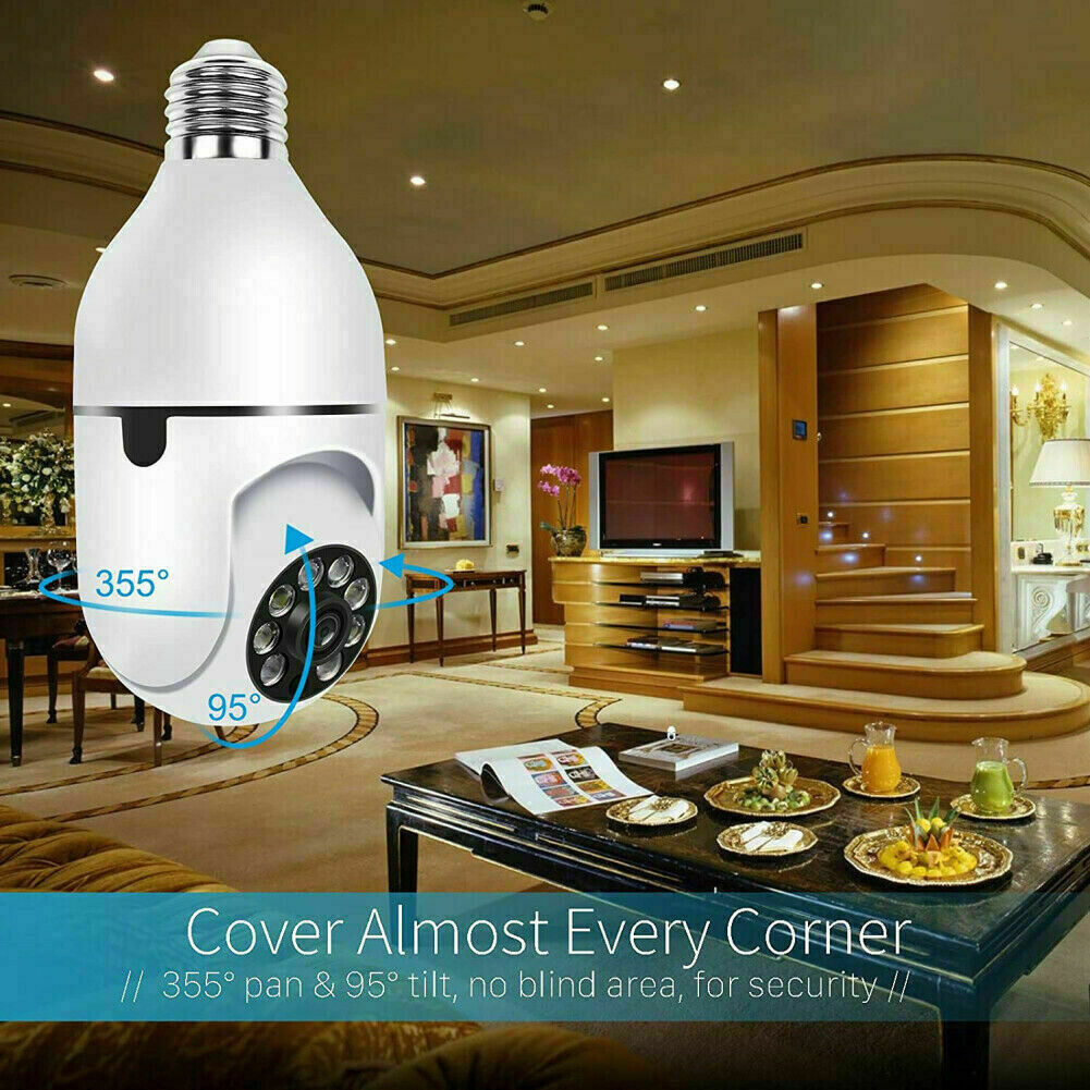 TELECAMERA IP CAM PTZ WIFI CAMERA DOME WIRELESS SPEED ZOOM YOOSEE LAMPADINA E27