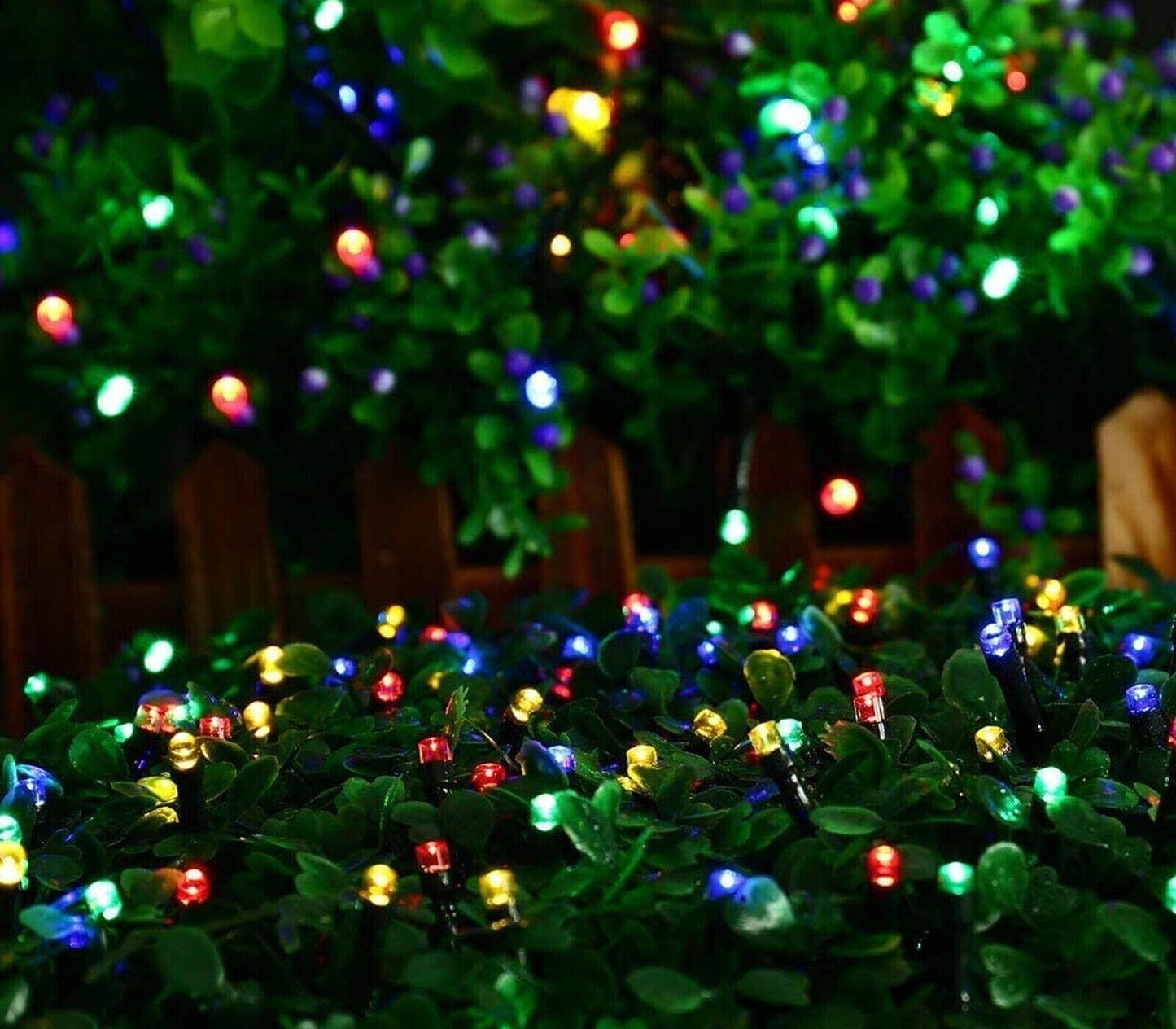 Weihnachtsbaumbeleuchtung 100LED Minilucciole RGB 8MT Weihnachtslichterkette
