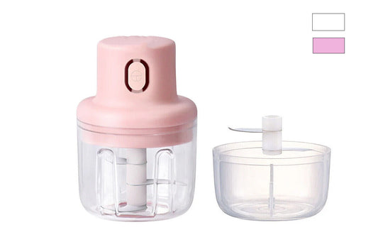 Mini-Elektro-Zerkleinerer, 3 Klingen, 250 ml, kabellose USB-Aufladung E-186 