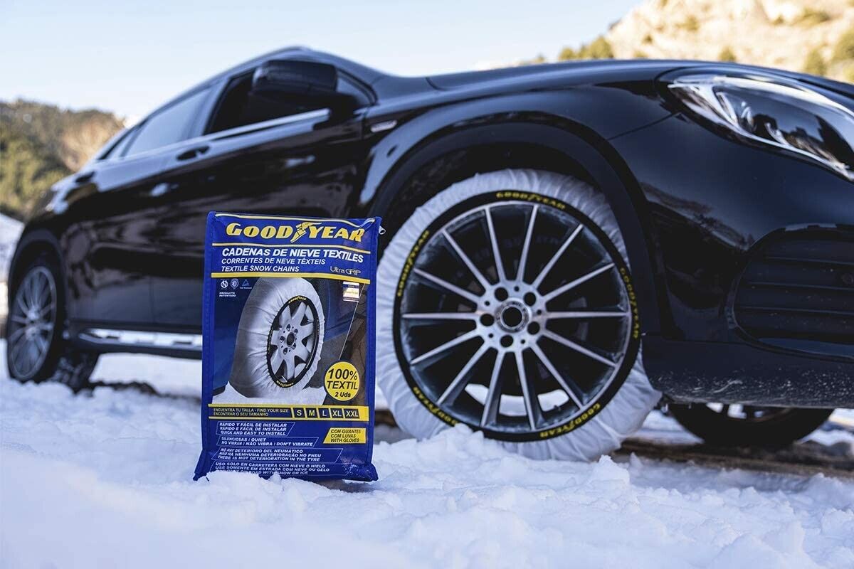 Goodyear GOD8015 Catene da Neve Tessile Ultra Grip, XL, Set di 2 TAGLIA XL
