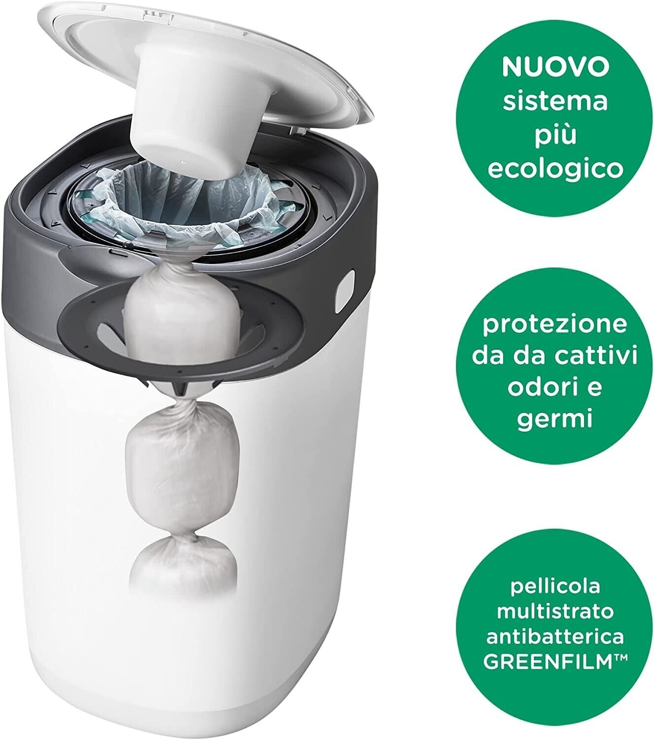 Tommee Tippee Ricariche per Mangiapannolini Twist And Click, 12 pezzi