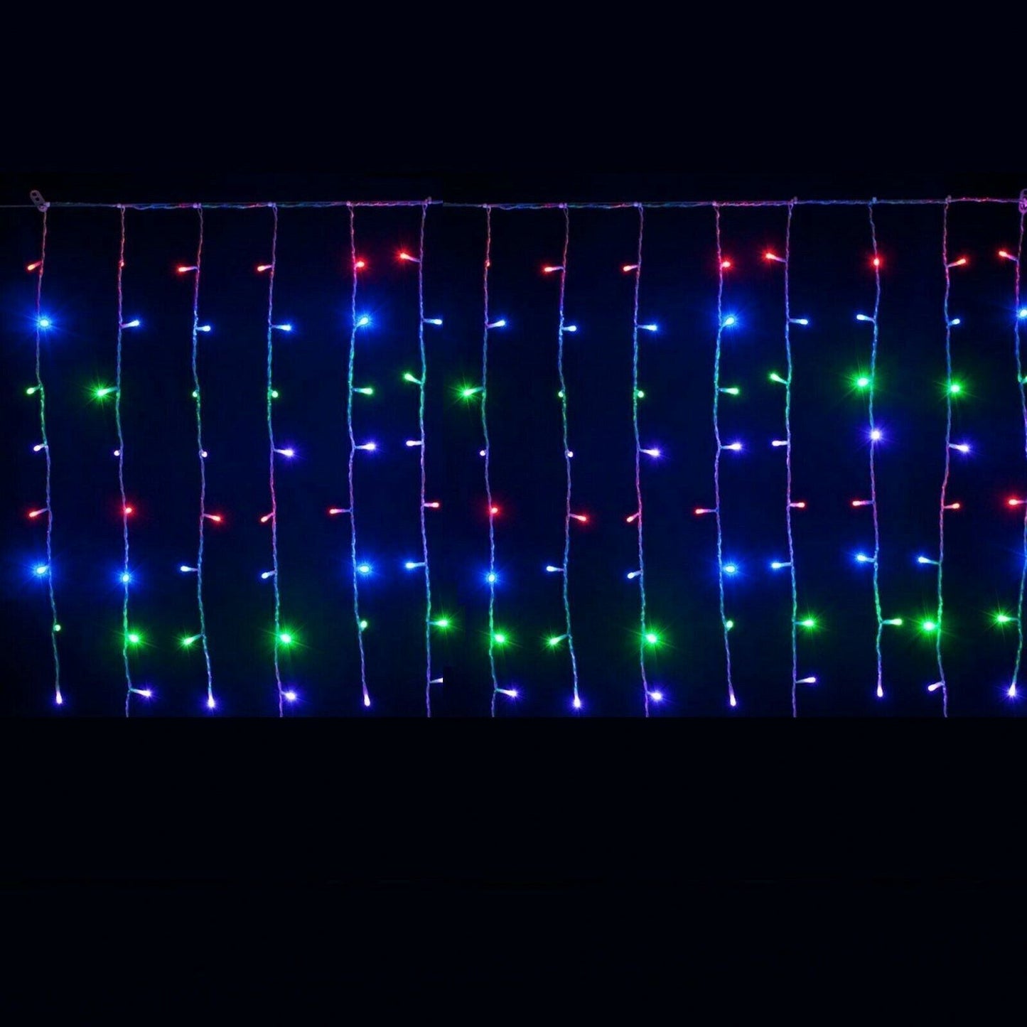 Tenda Luminosa Natalizia NATALE LUCI 3m x 100cm  led PROLUNGABILE PIOGGIA