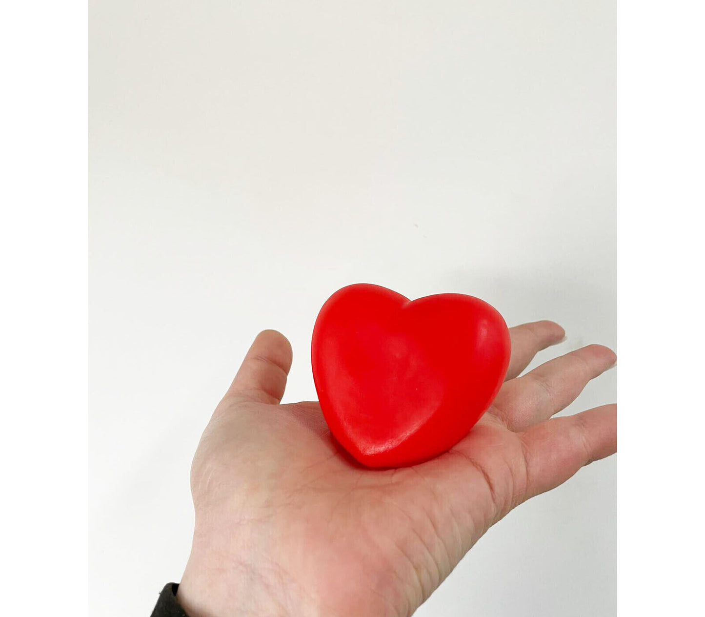 Mini-LED-Tischlampe, rotes Herz, batteriebetrieben, Mini-Nachtlicht, ABS 