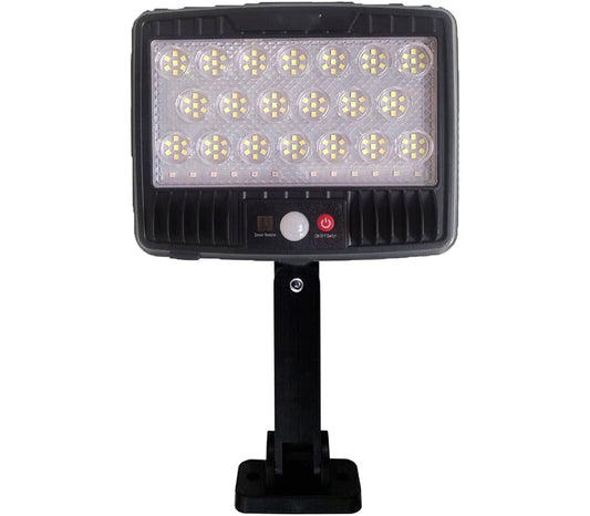 Faro LED Solare 140 LED Lampione Stradale Faretto Con Sensore Movimento IP65