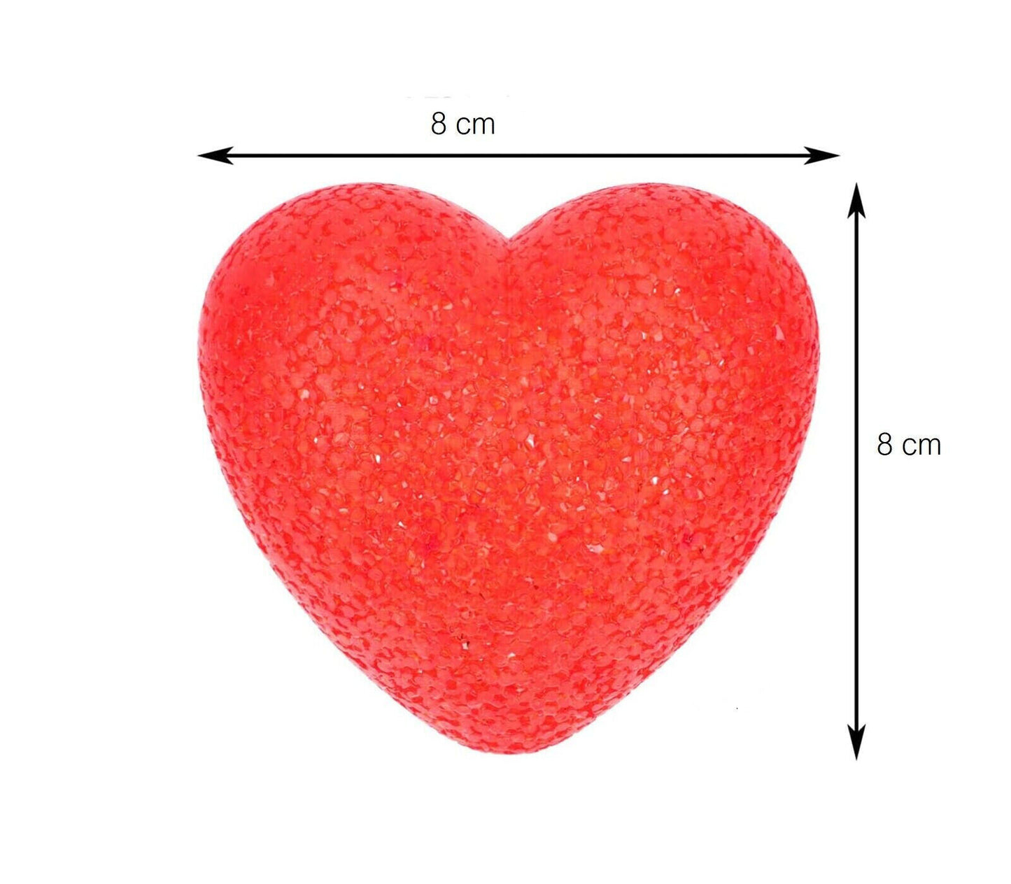 LED-Herz-Tischlampe, Nachtlicht, rotes Herz, weich, tragbar, Batterie