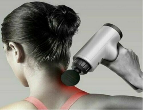 TRAGBARES FASZIALPISTOLE-MASSAGER FÜR GESICHT, RÜCKENMUSKELN, BAUCHSCHMERZEN 