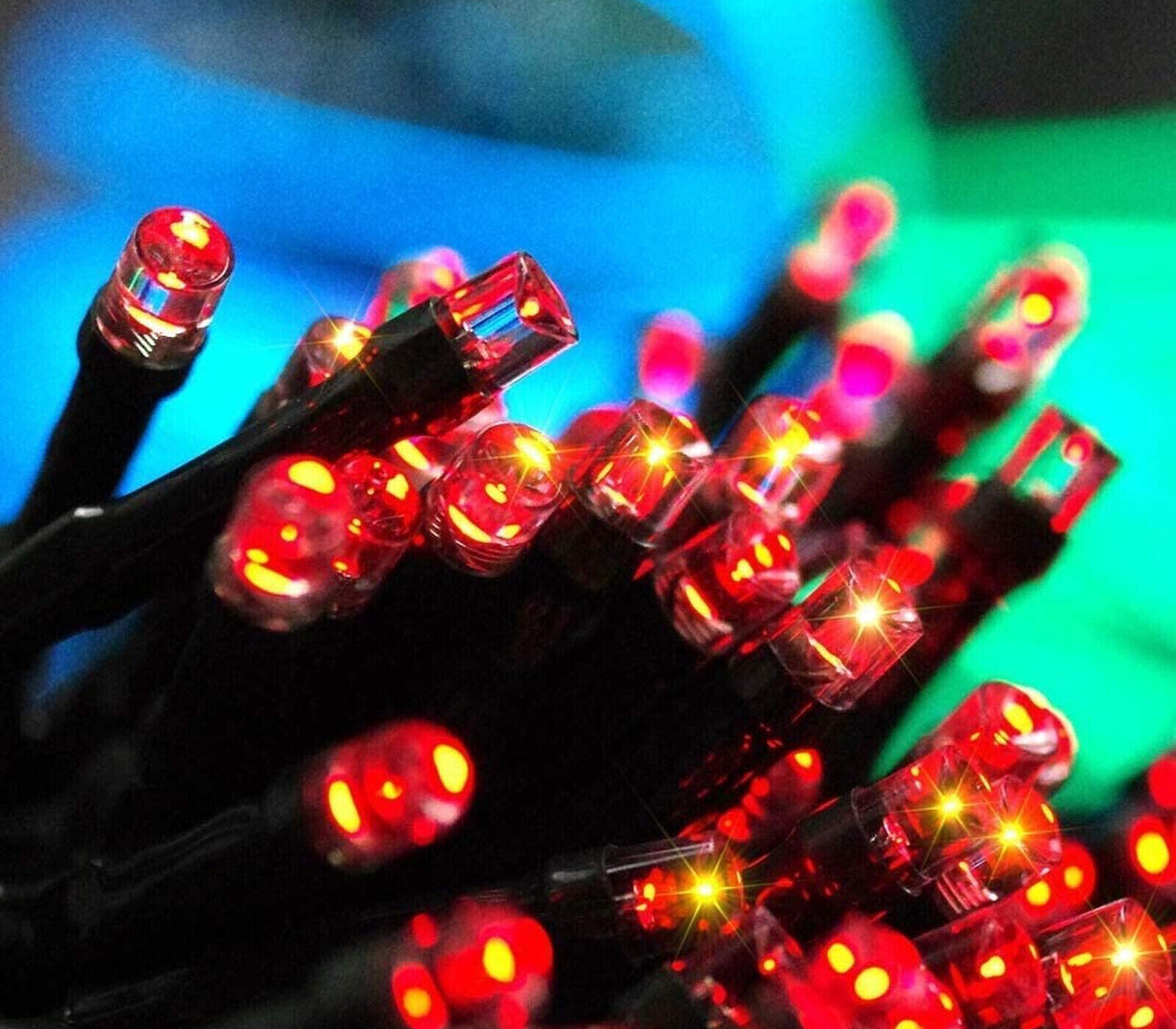 Luci Per Albero Di Natale 300 LED Minilucciole 23M Catena Luminosa Luce Rossa