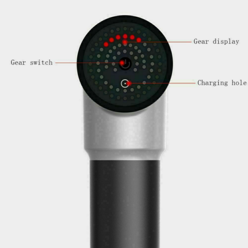 TRAGBARES FASZIALPISTOLE-MASSAGER FÜR GESICHT, RÜCKENMUSKELN, BAUCHSCHMERZEN 
