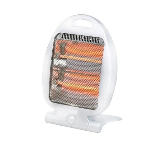 Stufa elettrica caldobagno stufetta alogena quarzo termoventilatore JORDAN 800W