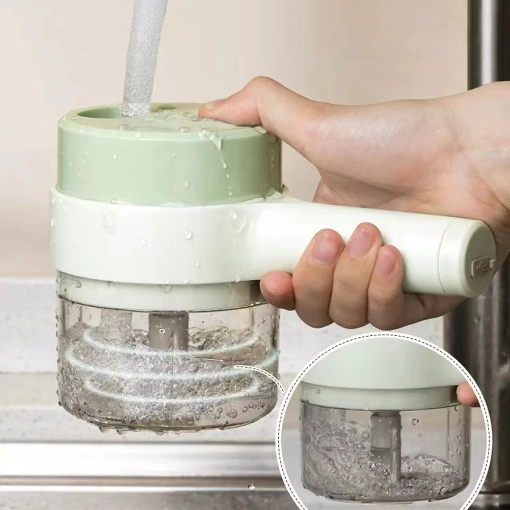 Chopper Tagliaverdure elettrico senza fili – 4 in 1